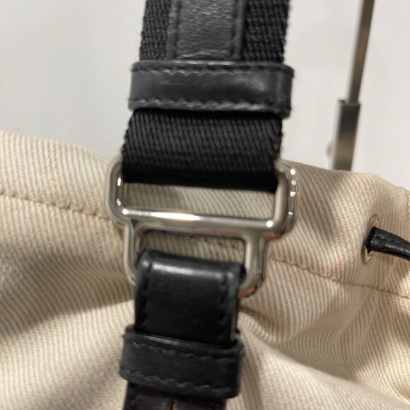 Yves Saint Laurent Canvas Bucket Bag (JB1292) - Picture 5 of 14